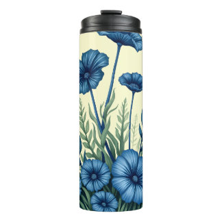 Stilvoller floraler Thermobecher für Kaffeeliebhab Thermosbecher