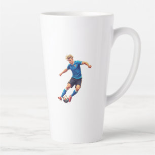 Stilvoller Fußball-Fan-Kaffeebecher Milchtasse