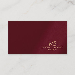 Stilvoller goldener Text Monogramm Luxus Premium D Visitenkarte