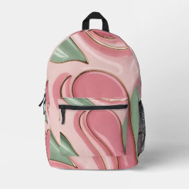 Stilvoller Grafik-Rucksack Bedruckter Rucksack