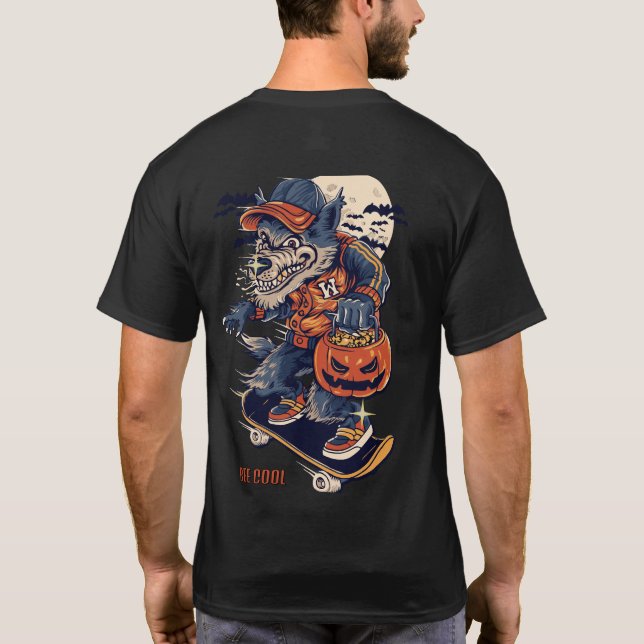 Stilvoller Grafik-T - Shirt (Rückseite)