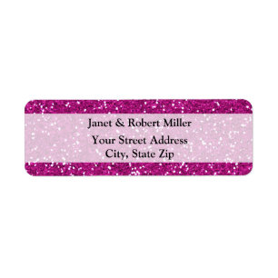 Stilvoller heißes Rosa-Glitzer