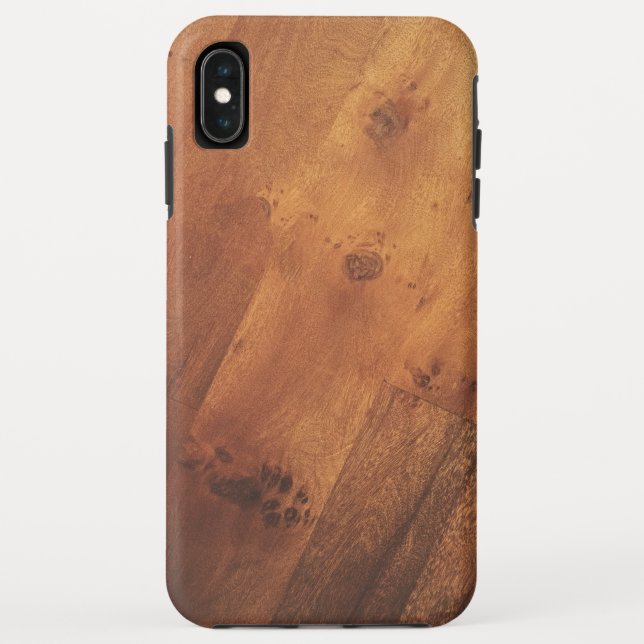 Stilvoller hölzerner Kornwoodgrain-hölzerner Blick Case-Mate iPhone Hülle (Rückseite)