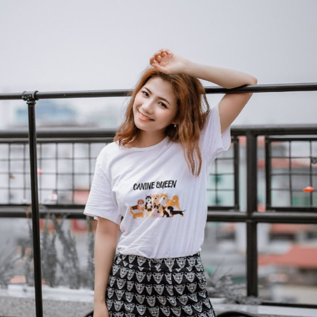 Stilvoller Hund-Mama-T - Shirt (Von Creator hochgeladen)