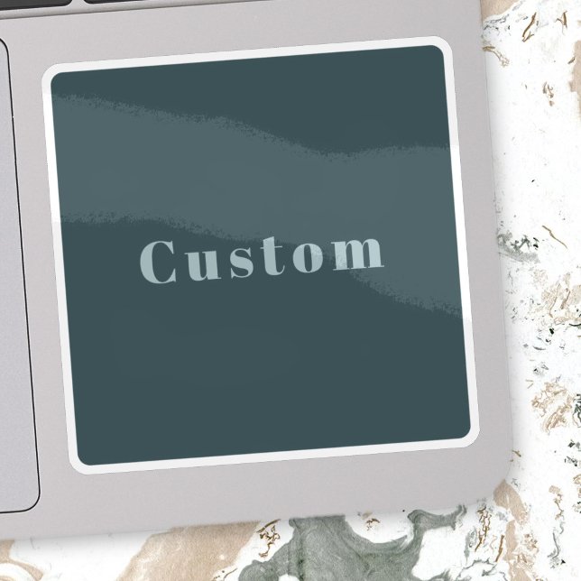 Stilvoller Individuelle Name oder anderer Text | B Aufkleber (Von Creator hochgeladen)