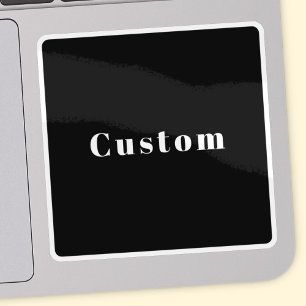 Stilvoller Individuelle Name oder anderer Text   S Aufkleber