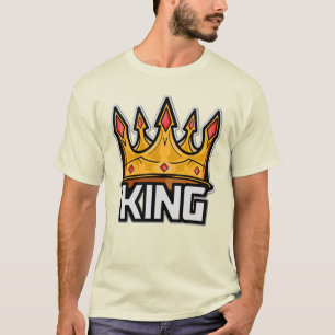 Stilvoller King Crown T - Shirt
