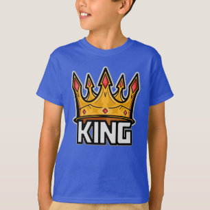 Stilvoller King Crown T - Shirt