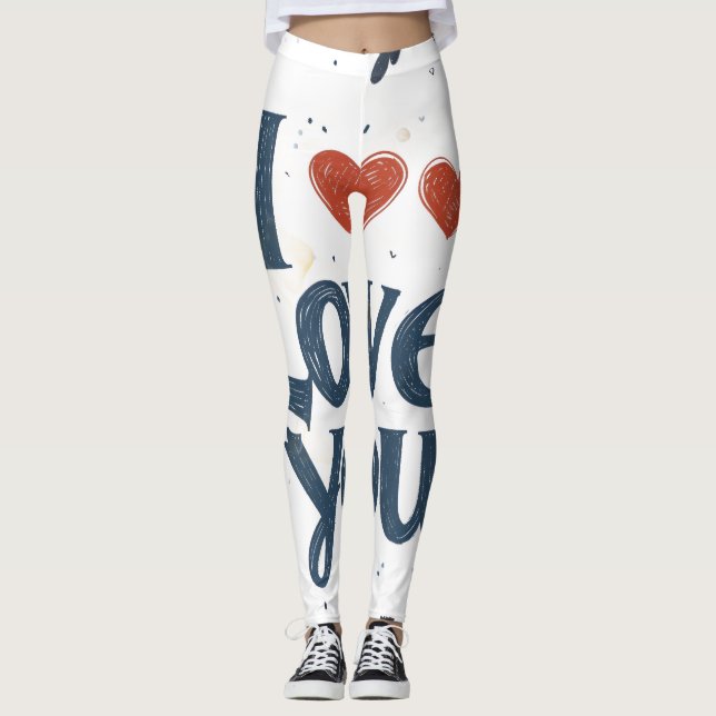 Stilvoller Komfort für Leggings (Vorderseite)