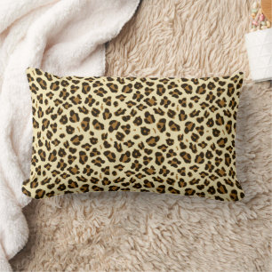 Stilvoller Leopard-Druck Lendenkissen