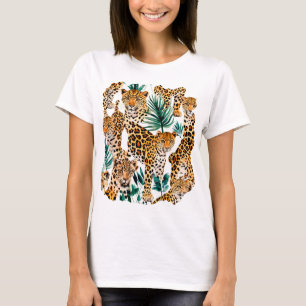Stilvoller Leopard Print T - Shirt - Bold & Trendy