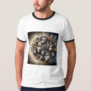 "Stilvoller Männer bedruckter T - Shirt - Fett Des