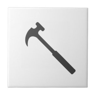 Stilvoller Minimalismus White Black Gray Hammer Fliese