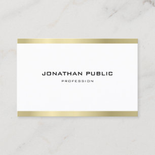 Stilvoller Minimalistischer beruflicher Trendy Visitenkarte