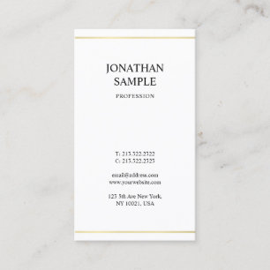 Stilvoller Minimalistischer Entwurfs-moderner Visitenkarte