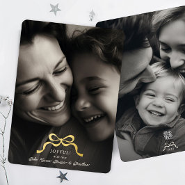 Stilvoller, moderner Goldbug | foto Folien Feiertagskarte