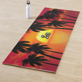 Stilvoller moderner minimalistischer Zen Yogamatte