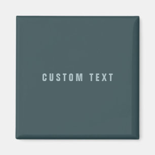 Stilvoller moderner Name Blau Grau Magnet