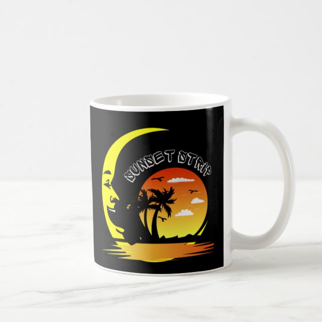 Stilvoller Moon Sunset Strip Kaffeetasse (Rechts)
