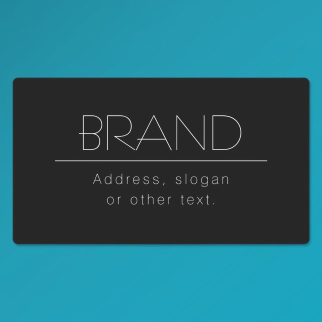 Stilvoller Name & Slogan oder anderer Text Etiketten (Von Creator hochgeladen)