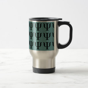 Stilvoller Psychologie-Symbol-Kaffee/Tee-Tasse Reisebecher