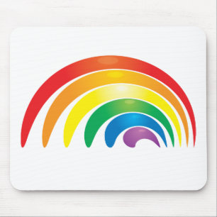Stilvoller Regenbogen Mousepad