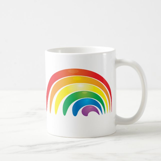 Stilvoller Regenbogen Tasse (Rechts)