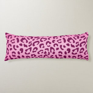 Stilvoller rosa Leopardenprint Seitenschläferkissen
