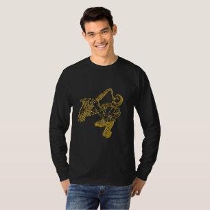 Stilvoller Saxophonist T-Shirt
