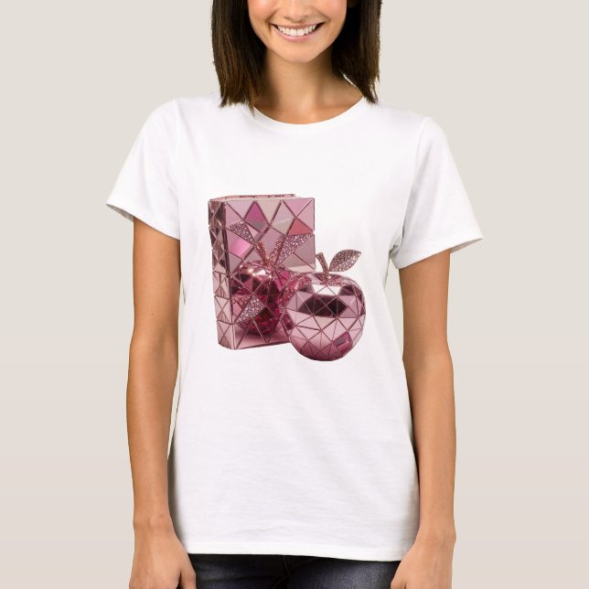 Stilvoller Silberner ABSTRACT ART Mode Druck v2 T-Shirt (Vorderseite)