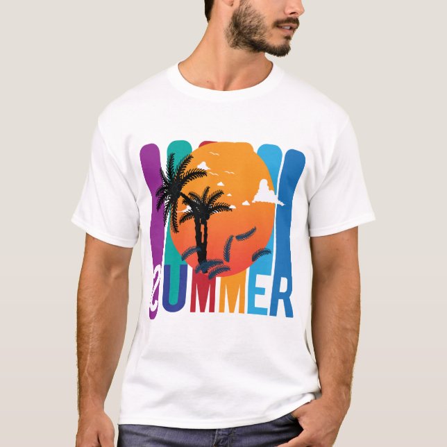 Stilvoller Sommer-T - Shirt - leicht & atmungsakti (Vorderseite)