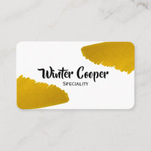 Stilvoller Spritzer-Rahmen aus Goldlack beruflich