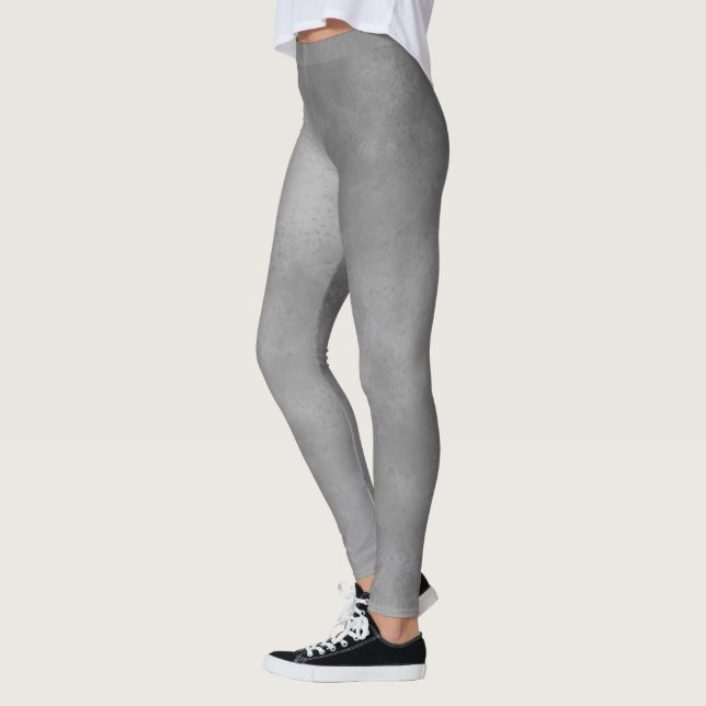 Stilvoller Sturmwolkeneffekt grau Leggings (Links)