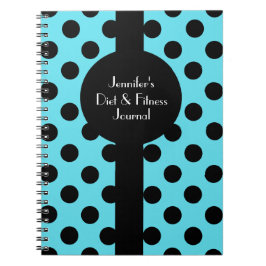 Stilvoller Türkis u. schwarze Notizblock