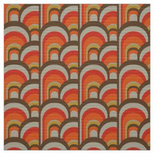 stilvolles 70er Retro Mod-Gewebe Stoff