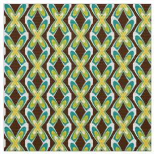 stilvolles 70er Retro Mod-Gewebe Stoff