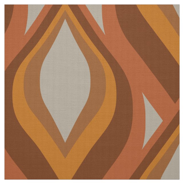 stilvolles 70er Retro Mod-Gewebe Stoff (Muster)