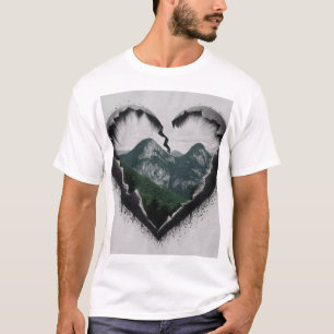 Stilvolles Abstrakt Print-Shirt, T-Shirt