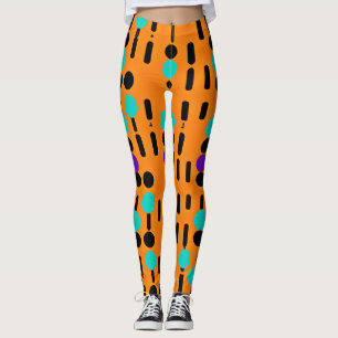 Stilvolles Abstraktes Musterdesign Leggings