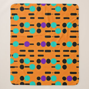 Stilvolles Abstraktes Musterdesign Sherpadecke