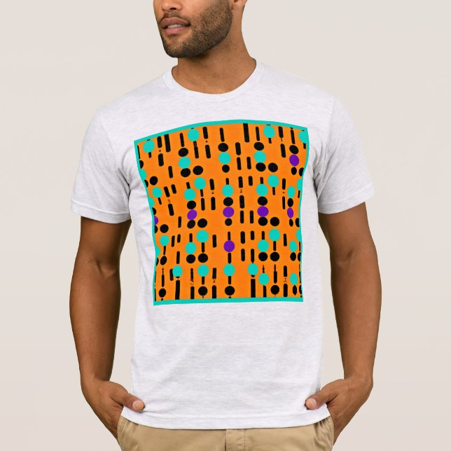 Stilvolles Abstraktes Musterdesign T-Shirt (Vorderseite)