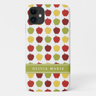 Stilvolles Apple-Muster mit Personalisiertem Namen Case-Mate iPhone Hülle