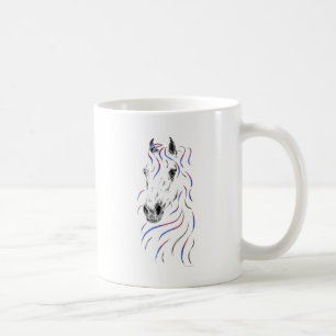 Stilvolles Arabisches Pferd Tasse