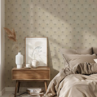 Stilvolles Art Deco Beige & Cream Geometric Design