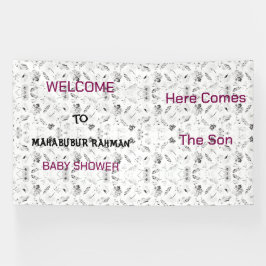 Stilvolles Baby Shower Banner