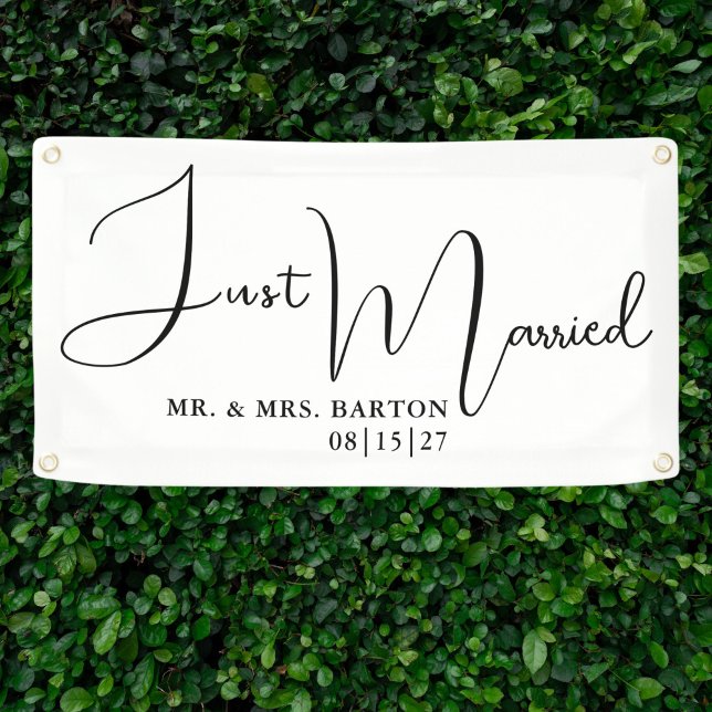 Stilvolles Banner für verheiratete Fahrzeuge (Von Creator hochgeladen)