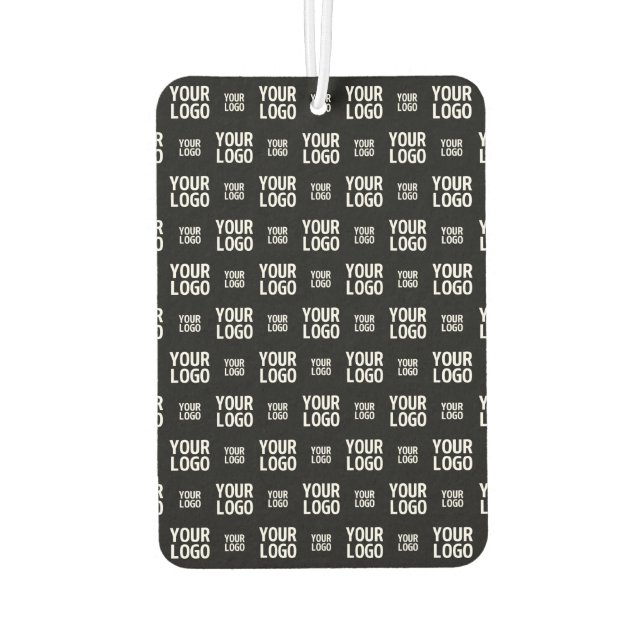 Stilvolles Bild-, Design- oder Geschäftslogo-Muste Autolufterfrischer (Rückseite)