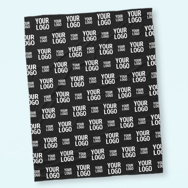 Stilvolles Bild-, Design- oder Geschäftslogo-Muste Fleecedecke (Von Creator hochgeladen)