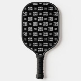 Stilvolles Bild-, Design- oder Geschäftslogo-Muste Pickleball Schläger