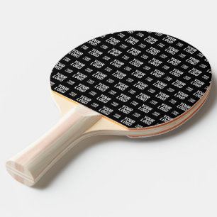Stilvolles Bild-, Design- oder Geschäftslogo-Muste Tischtennis Schläger